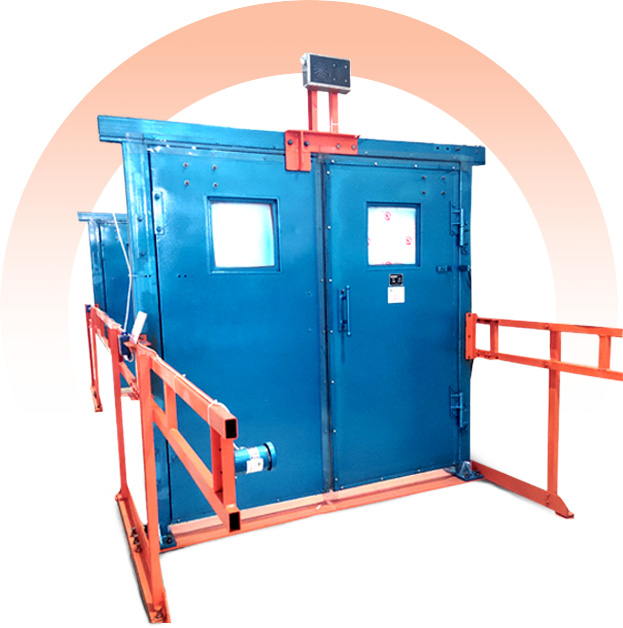 SWM型煤矿用风动无压风门