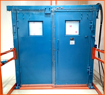 SWM型煤矿用风动无压风门