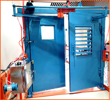 SWM型煤矿用风动无压风门