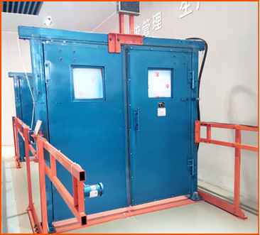 SWM型煤矿用风动无压风门