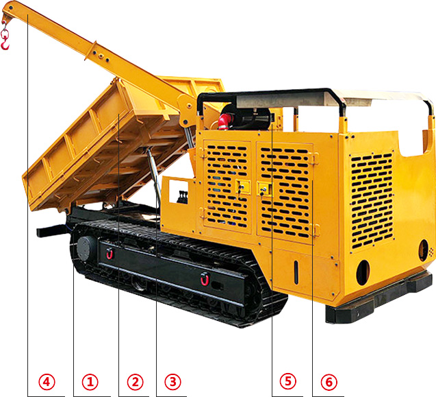 防爆柴油机履带运输车