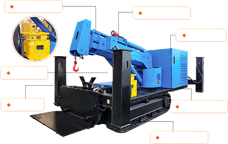 BCL系列矿用履带臂架式搬运车
